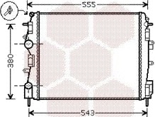 VAN WEZEL 43002399 Radiator motorkjøling