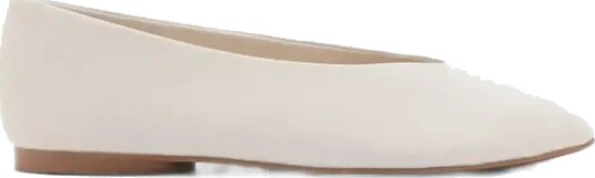 Mango Classic Ballet Flat White 33