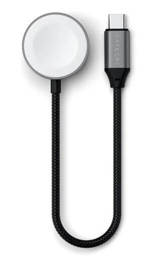 Satechi USB-C Hurtigladekabel til Apple Watch - 19.3 cm Grå