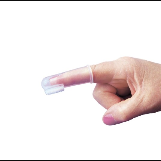 DREAMBABY SILIKONE FINGERTANNBØRSTE TRANSPARENT DREAMBABY SILIKONE FINGERTANNBØRSTE TRANSPARENT