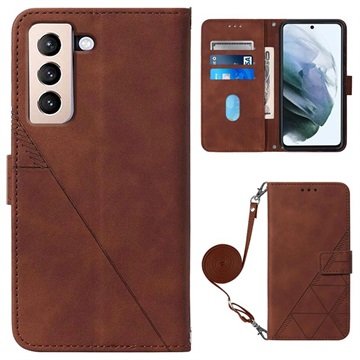 Line-serien Samsung Galaxy S22+ 5G Lommebok-deksel Brun