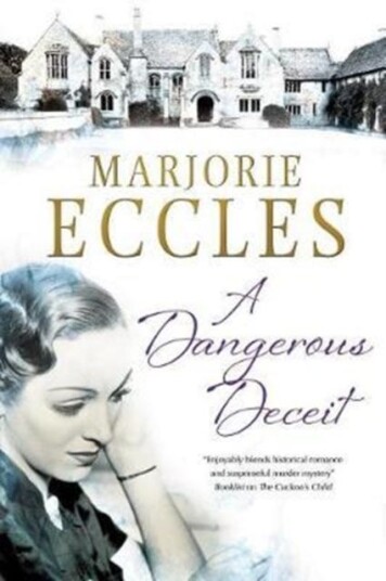 A Dangerous Deceit Av Marjorie Eccles