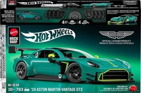 Hot Wheels Brick Shop Elite Series Aston Martin Vantage GT3