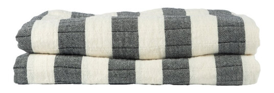 Sagaform Emilie pledd 170x130 cm svart/hvit Sagaform Emilie pledd 170x130 cm svart/hvit