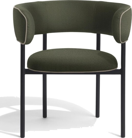 Møbel Copenhagen Font Spisebordsstol med Armlene Vidar 972 og Vidar 0222/Svart Understell Møbel Copenhagen Font Spisebordsstol med Armlene Vidar 972 og Vidar 0222/Svart Understell