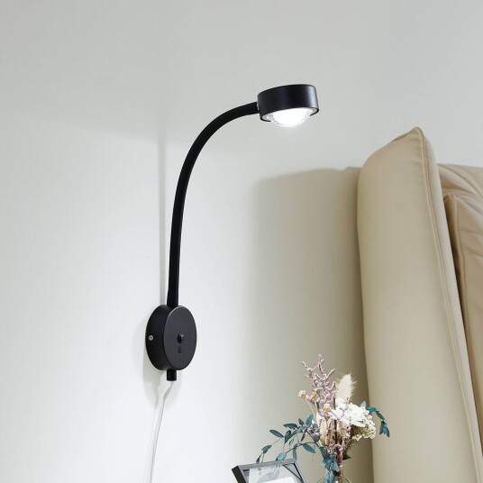 Vegglampe Jyla Lindby Sort Stue / spisestue Metall Moderne