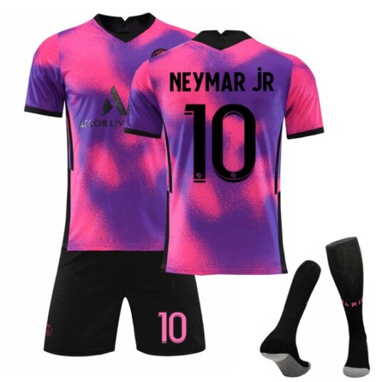 1. Neymar Jr Set Fotballdrakt Set NO.10 Voksne Barn Nyeste fotballdrakter size 24