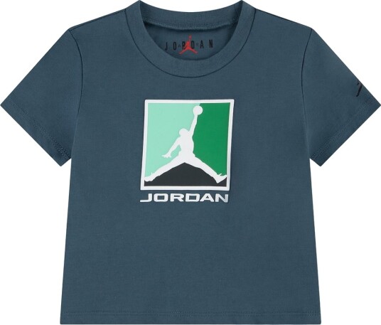 Jordan T skjorte Ash Green m. Trykk Jordan 13 15 år 158 170 T skjorte Grønn