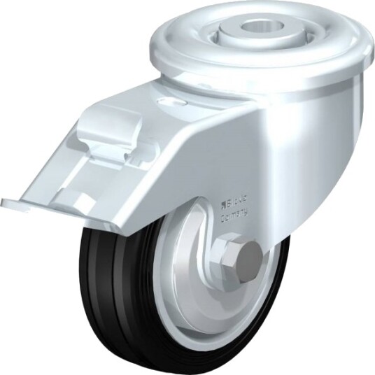 Blickle 645283 Ler-Ve 80R-Fi-Fa Styrehjul Med Brems Hjuldiameter 80 Mm Bæreevne (Maks.) 50 Kg 1 Stk