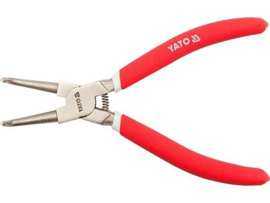 Yato Låseringtang 225mm i Kromvanadiumstål med PVC-håndtak - Rød