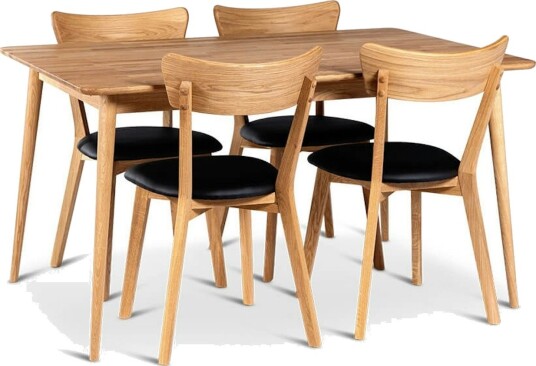Spisegruppe Stenexpo Alborg med 4 Växjö Stoler Spisegruppe Stenexpo Alborg med 4 Växjö Stoler