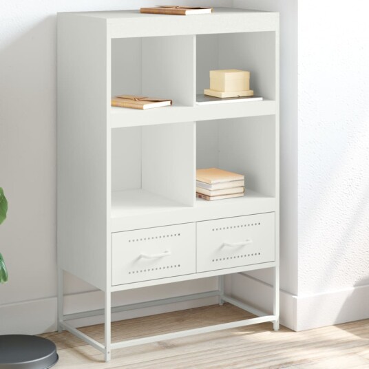 Highboard hvit 68x39x111,5 cm stål 8721102634901