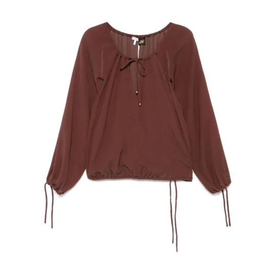 Loewe Dame Bluser & Skjorter Brun M,
