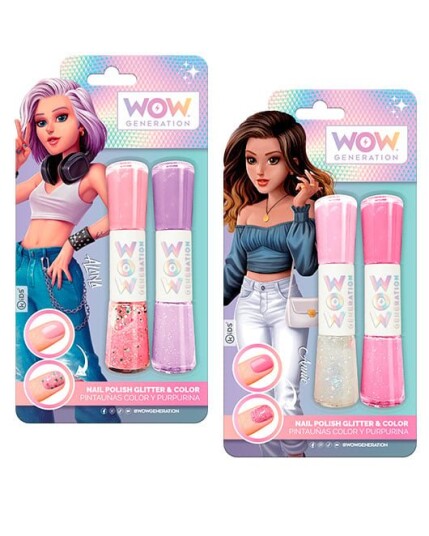 WOW Generation Colour And Glitter Nail Polish WOW00013-314-CDU