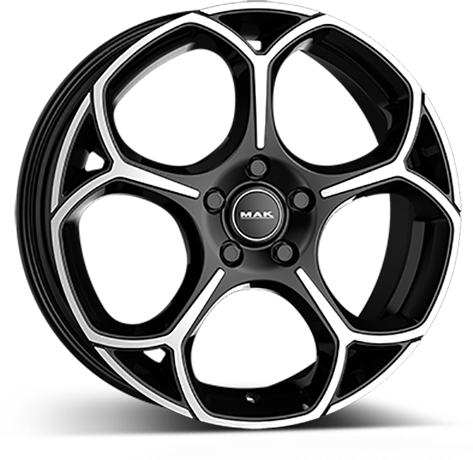 MAK Monza blk/pol 7.5 x 18 CB65,10 ET34 5/110 7.5 x 18