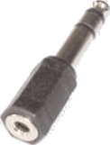 E+P Gs 33 6.35Mm Stereo M 3.5Mm Stereo F Sort