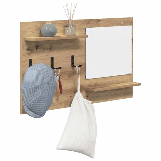  Vegghengt kleshenger artisan eik 90 x 10 x 50 cm Konstruert tre