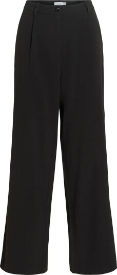 Vila Vikari Rw Wide Wvn Pant Noos Black 40 x 32