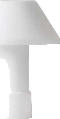 W163 Lampyre T1 Bordlampe Opalhvitt Glass Liten