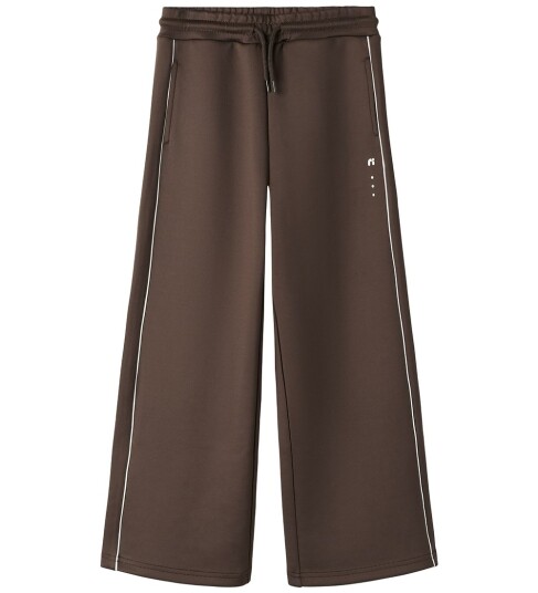 Name It Nkndunne Wide Swe Pant Unb Brown 134 Name It Nkndunne Wide Swe Pant Unb Brown 134