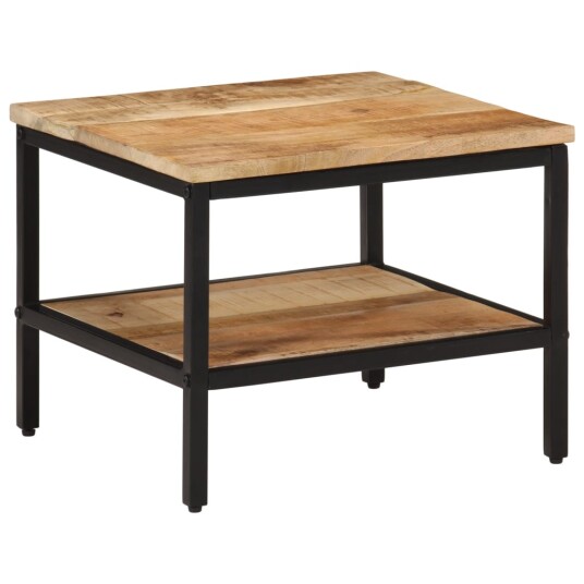 Salongbord 45x45x35 cm grovt heltre mangotre 374067