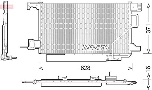Radiator DENSO DRM13014