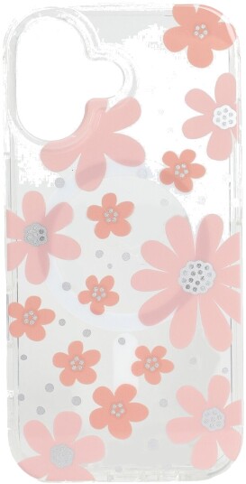 Trolsk Mobildeksel med MagSafe Rosa Blomster (iPhone 17)