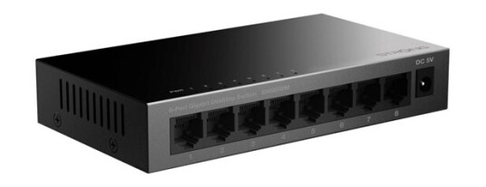 Strong SW8000M Switch - 8-port Gigabit - Metal