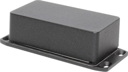 Hammond Electronics 1590WB2FLBK 112 × 60 × 38 mm Støpt Aluminium Sort Kabinett