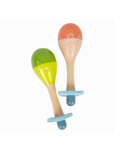 Small Foot Wooden Maracas Groovy Beats Small Foot Wooden Maracas Groovy Beats