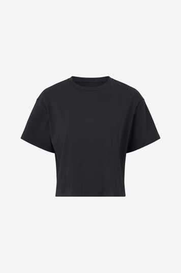 Drop Of Mindfulness Treningstopp Butter Soft Cropped Tee Svart