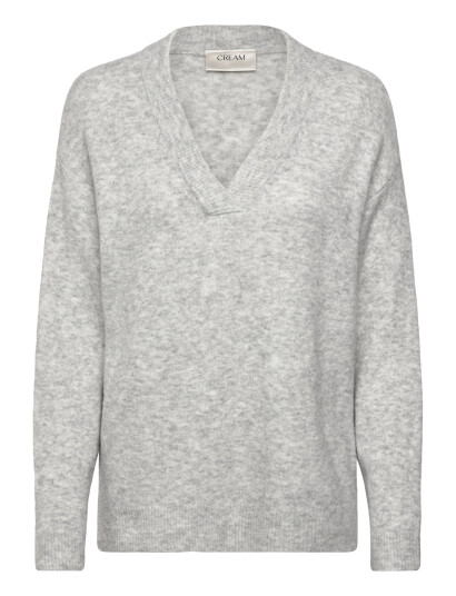 Cream Crmerle Oz V Neck Pullover Grey M Cream Crmerle Oz V Neck Pullover Grey M