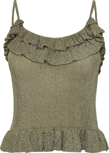 ba&sh Top Zaria   Gold   36