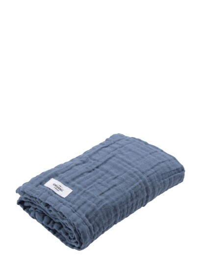The Organic Company Fine Bath Towel - Blue - 100X150CM The Organic Company Fine Bath Towel - Blue - 100X150CM