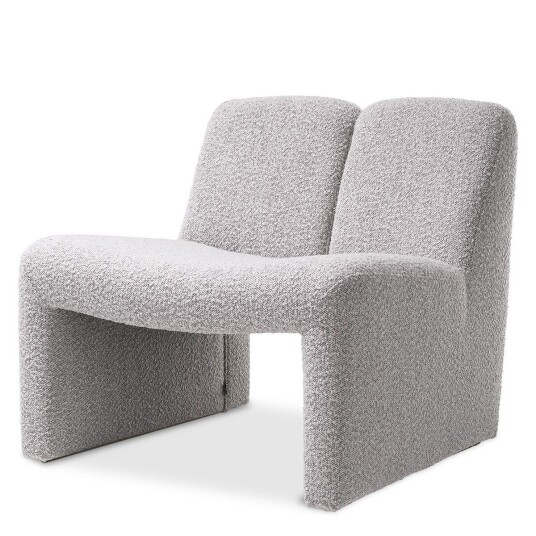 Macintosh lenestol bouclé grey