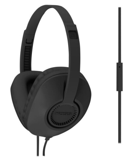 Koss Ur23i - Hodetelefoner Med Mikrofon - Full Størrelse - Kablet - 3,5 Mm Jakk - Svart Koss Ur23i - Hodetelefoner Med Mikrofon - Full Størrelse - Kablet - 3,5 Mm Jakk - Svart