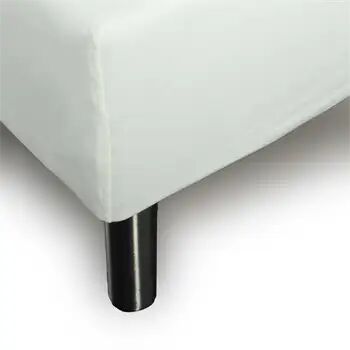 Nordstrand Home Stretchlaken - 200x200x40 cm - Hvit laken - 100% Bomull - strekklaken