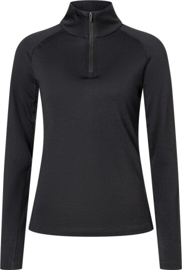 super.natural Women's Arctic230 Zip 1/4 M Jet Black super.natural Women's Arctic230 Zip 1/4 M Jet Black