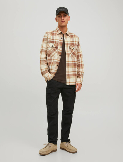 Jack & Jones Jpstace Tucker Cargo Ama Noos - Black - 30 x 34 Jack & Jones Jpstace Tucker Cargo Ama Noos - Black - 30 x 34