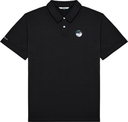Malbon Fairway Baldwin Polo Svart Golf pologenser herre Black Small