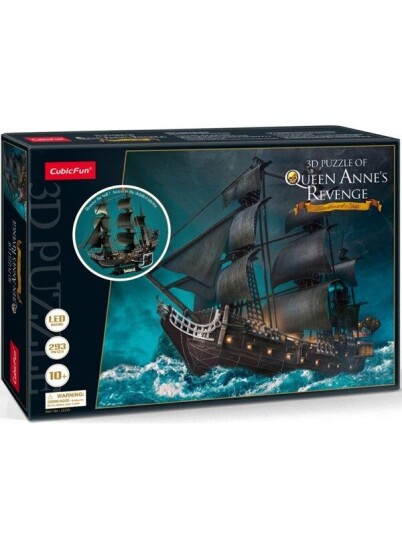 Cubic Fun Queen Anne's Revenge (293) 3D Puslespill