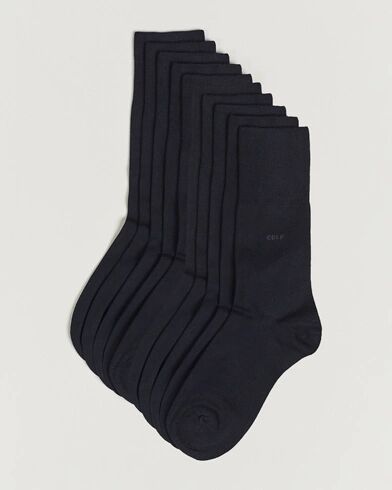 CDLP 10-Pack Bamboo Socks Navy Blue