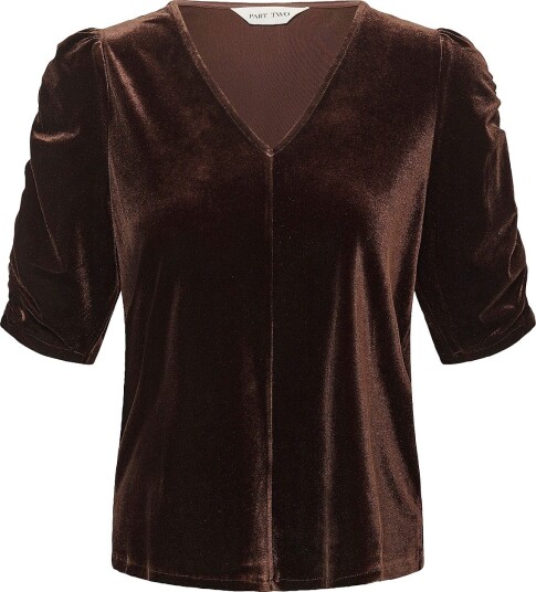 Part Two Topp ValeriiaPW Blouse Brun Part Two Topp ValeriiaPW Blouse Brun