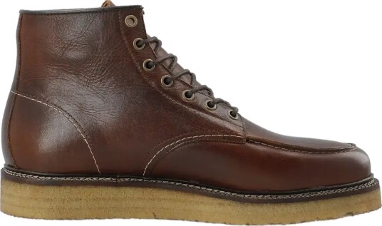 Bianco Biajesper Moc Toe Boot Waxed Leather Brown 46