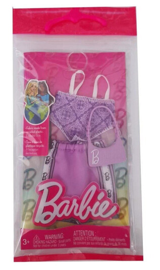 Barbie - Fashion and Accessories Complete Look Sporty Purple (HRH37)
