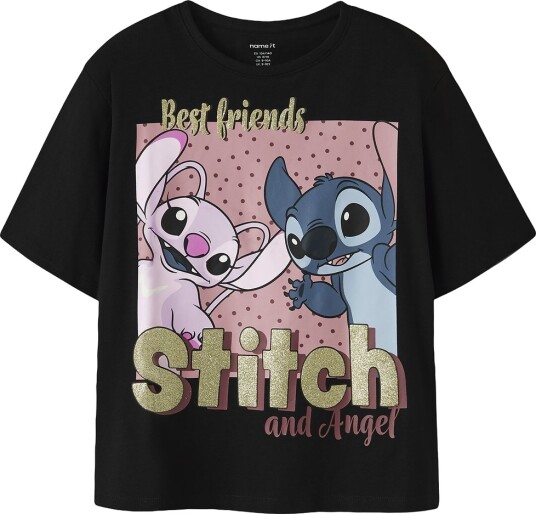 Name It Genser NkfAdara Noos Stitch Svart Name It 11 12 år (146 152) Genser
