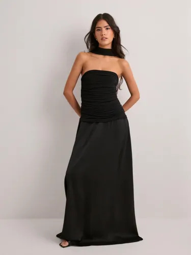 Neo Noir Svart Hamina Long Dress