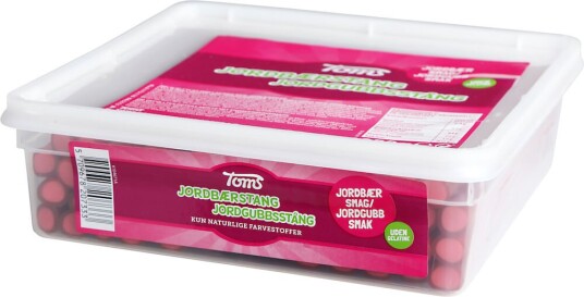 Toms Jordgubbsstång 50st x 25g Toms Jordgubbsstång 50st x 25g