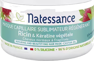 Natessance Repairing & Beautifying Mask Castor Oil & Plant Keratin 200 ml