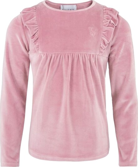Vilje & Ve Juliane Velour Genser Mauve (86 / 1,5 år)